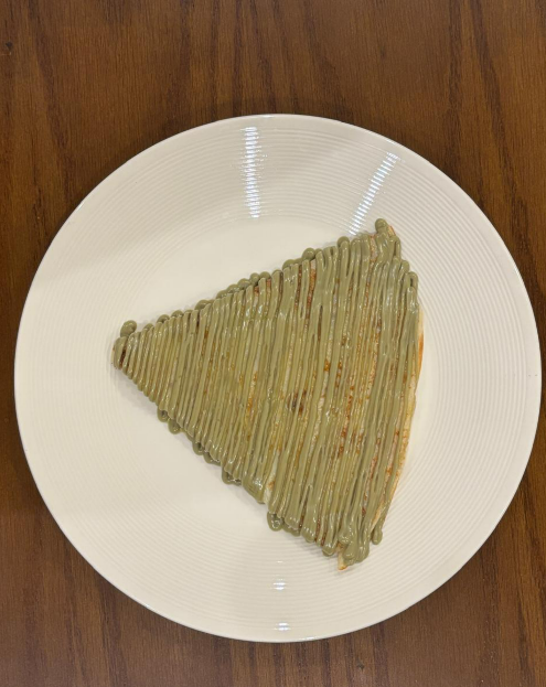 Crêpe de pistache